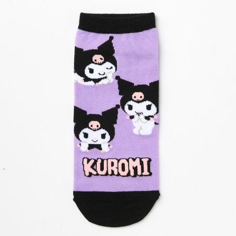 レディース　キャラクターソックス　ハッピーバッグ　6点セット（クロミ）