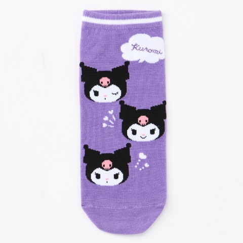 レディース　キャラクターソックス　ハッピーバッグ　6点セット（クロミ）