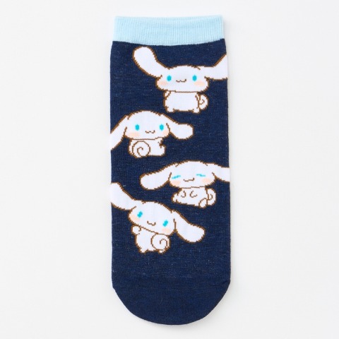 レディース　キャラクターソックス　ハッピーバッグ　6点セット（シナモロール）