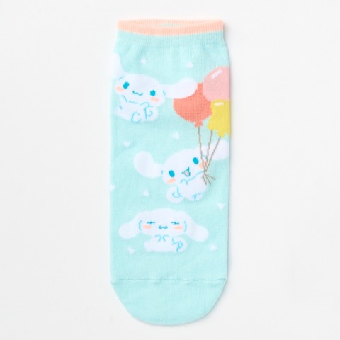 レディース　キャラクターソックス　ハッピーバッグ　6点セット（シナモロール）