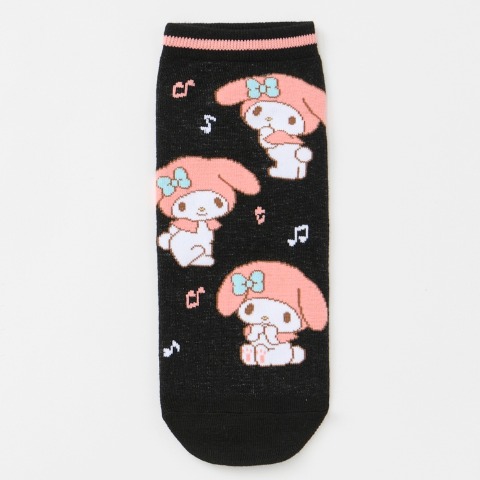 レディース　キャラクターソックス　ハッピーバッグ　6点セット（マイメロディ）