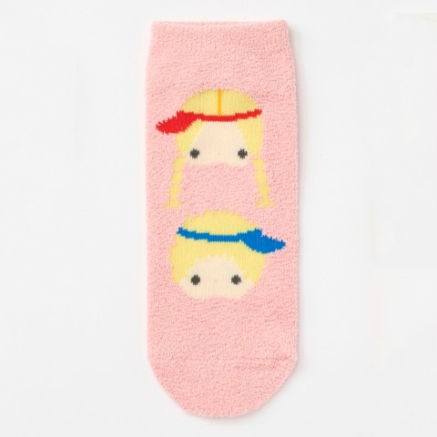 レディース　キャラクターソックス　ハッピーバッグ　6点セット（パティ＆ジミー）