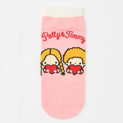 レディース　キャラクターソックス　ハッピーバッグ　6点セット（パティ＆ジミー）