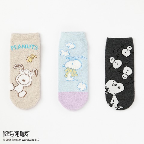 レディース　キャラクターソックス　ハッピーバッグ　6点セット（PEANUTS）