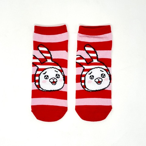 レディース　ソックス（しまうさ）