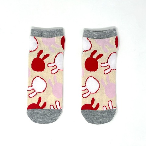 レディース　ソックス（しまうさ）