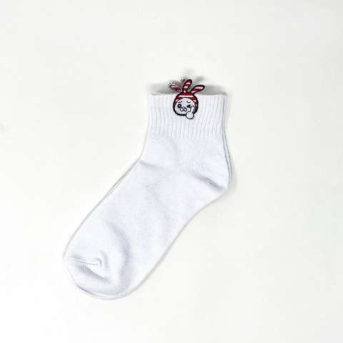 レディース　ソックス（しまうさ）