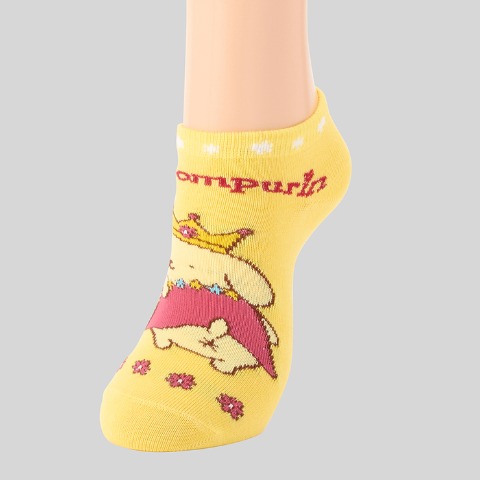 レディース　ソックス（ポムポムプリン）