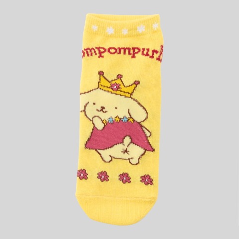 レディース　ソックス（ポムポムプリン）