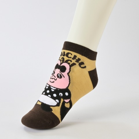 レディース　スニーカーインソックス 3足組（おぱんちゅうさぎ）