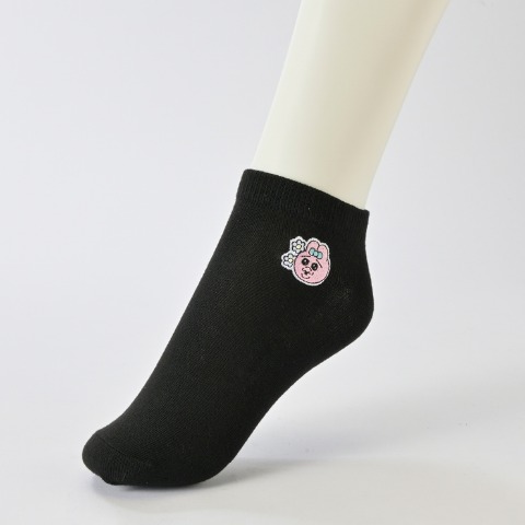 レディース　スニーカーインソックス 3足組（おぱんちゅうさぎ）