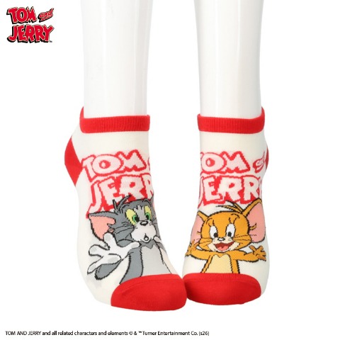 レディース　スニーカーインソックス（トムとジェリー）