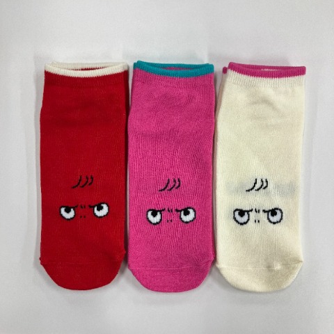 レディース　3足組スニーカーインソックス（松本ひで吉）