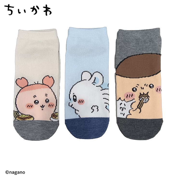 レディース 3足組スニーカーインソックス（ちいかわ） | しまむら