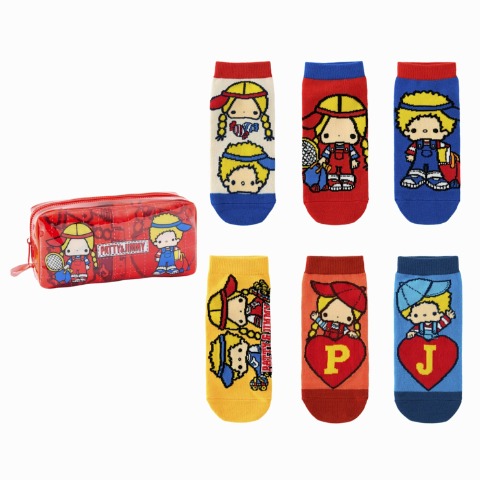 レディース　6足組ソックス（パティアンドジミー）