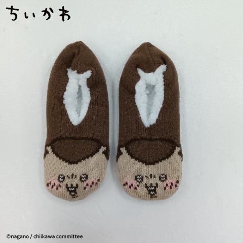 レディース　ボアルームシューズ（くりまんじゅう）