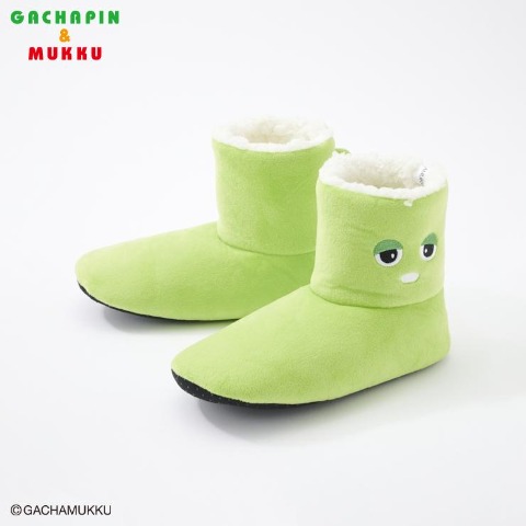 レディース　ルームブーツ（ガチャピン）