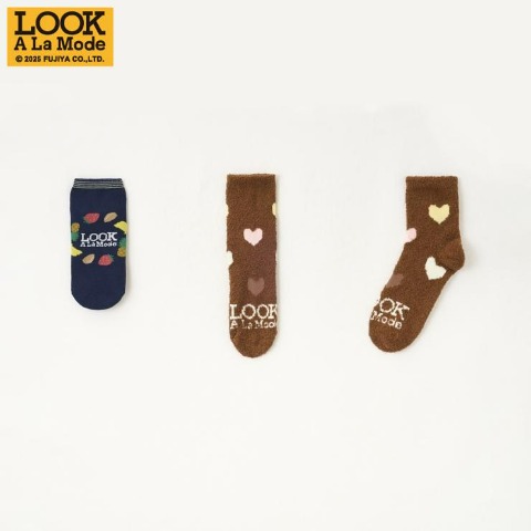 レディース　4足組ソックス（ルックアラモード）