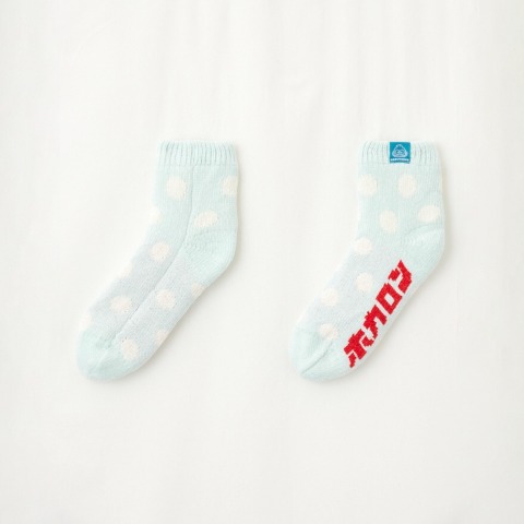 レディース　裏ボアクルーソックス（ハンギョドン・ホカロン）