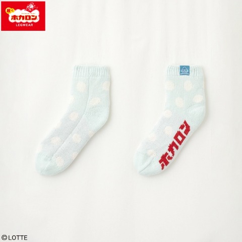 レディース　裏ボアクルーソックス（ハンギョドン・ホカロン）