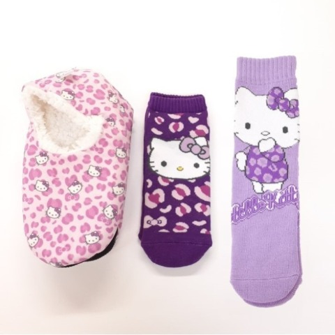 レディース　3足組ソックス ハッピーバッグ（ハローキティ）