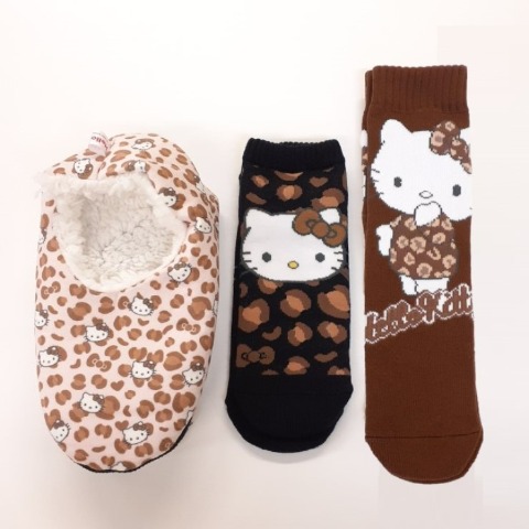 レディース　3足組ソックス ハッピーバッグ（ハローキティ）