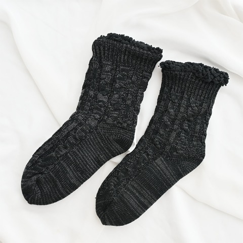 レディース　2足組裏ボアソックス（MUMU）