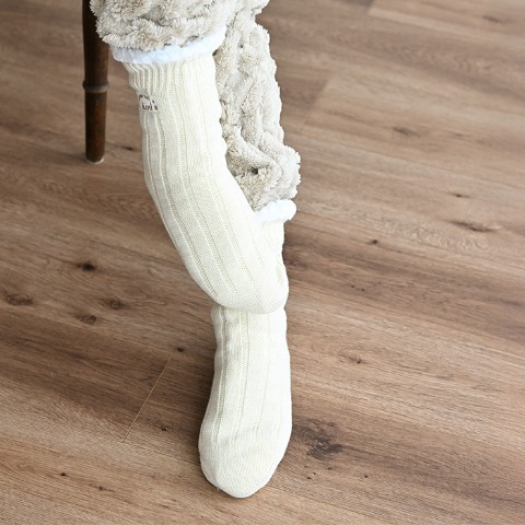 レディース　2足組裏ボアソックス（MUMU）