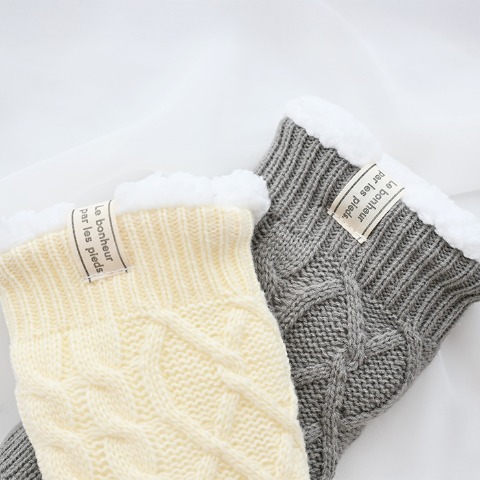 レディース　2足組裏ボアソックス（MUMU）