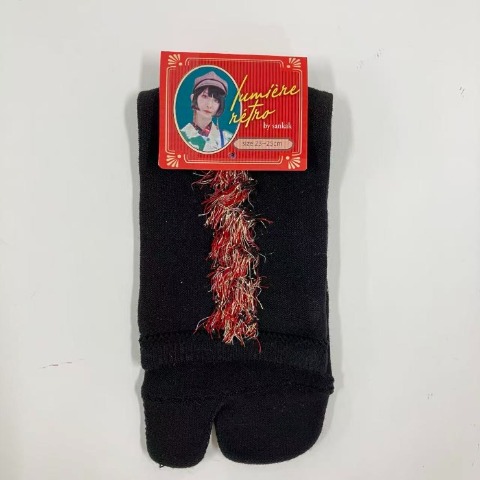 レディース　足袋クルーソックス（さんかく）