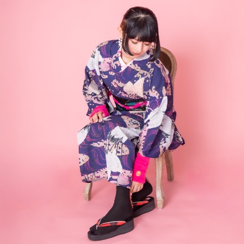 レディース　足袋クルーソックス（さんかく）