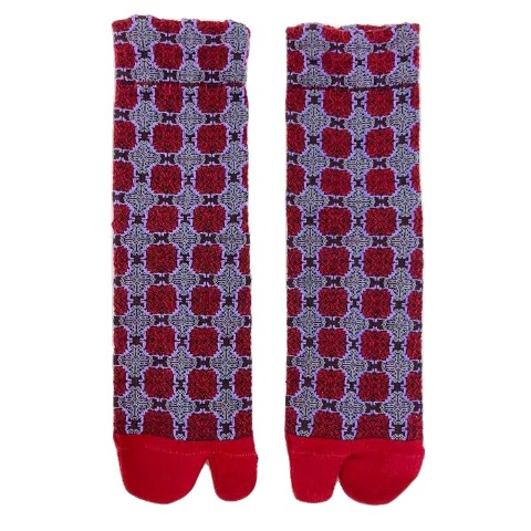 レディース　足袋クルーソックス（さんかく）