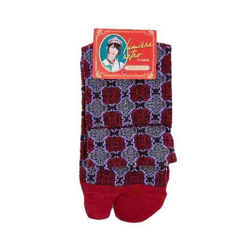 レディース　足袋クルーソックス（さんかく）