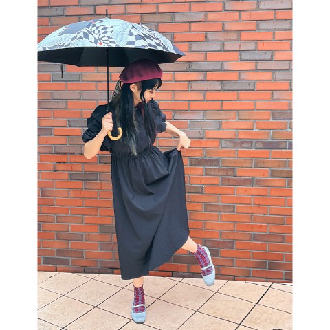 レディース　足袋クルーソックス（さんかく）