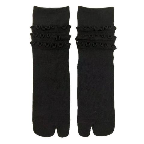 レディース　足袋クルーソックス（さんかく）