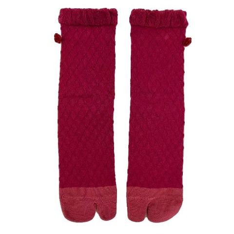 レディース　足袋クルーソックス（さんかく）