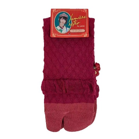 レディース　足袋クルーソックス（さんかく）