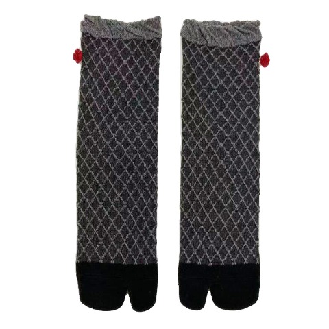 レディース　足袋クルーソックス（さんかく）