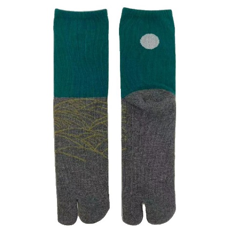 レディース　足袋クルーソックス（さんかく）