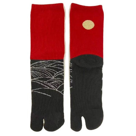 レディース　足袋クルーソックス（さんかく）