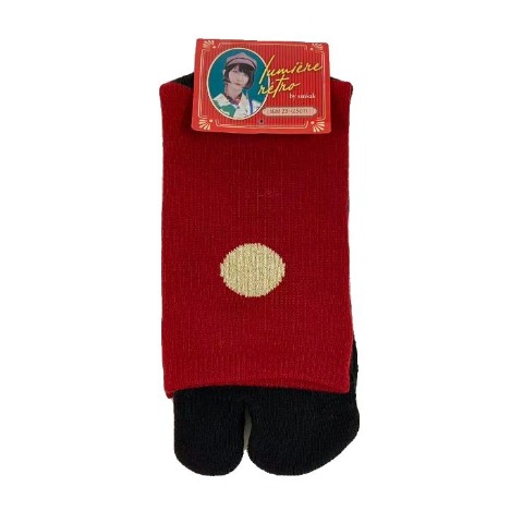 レディース　足袋クルーソックス（さんかく）