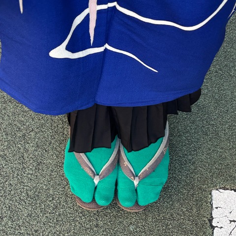 レディース　足袋ハイソックス（さんかく）