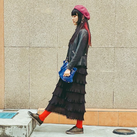 レディース　足袋ハイソックス（さんかく）