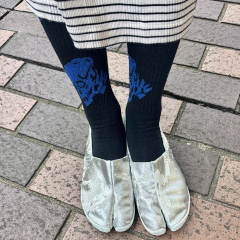 レディース　足袋ハイソックス（さんかく）