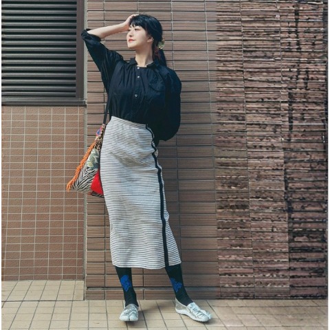 レディース　足袋ハイソックス（さんかく）