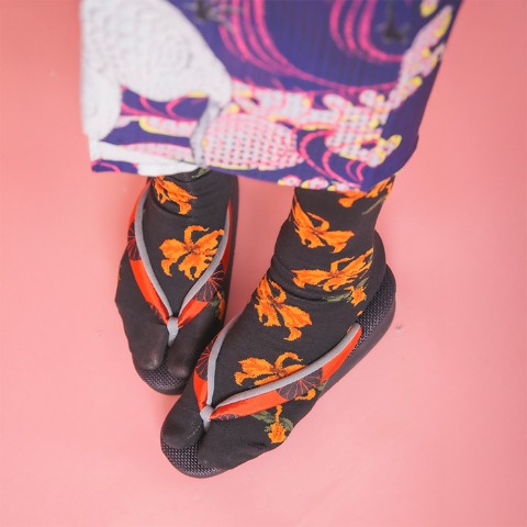 レディース　足袋ハイソックス（さんかく）