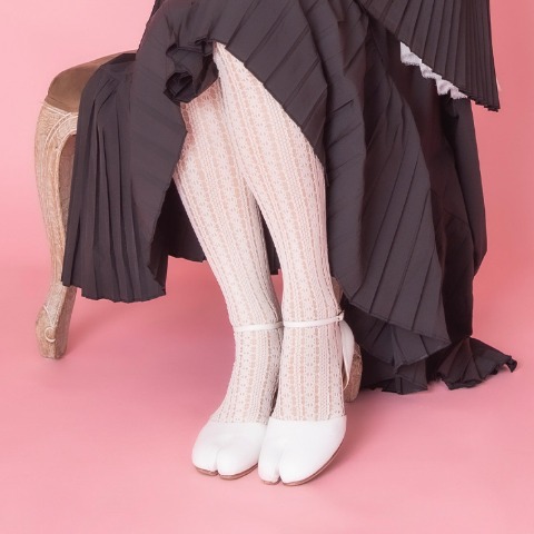 レディース　足袋オーバーニーソックス（さんかく）