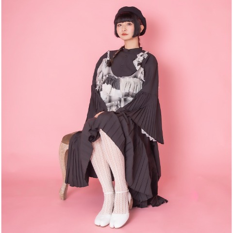 レディース　足袋オーバーニーソックス（さんかく）