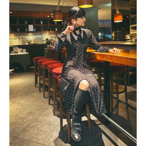 レディース　足袋オーバーニーソックス（さんかく）