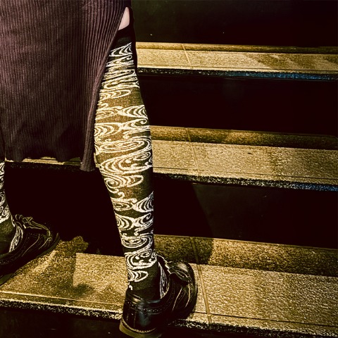 レディース　足袋オーバーニーソックス（さんかく）